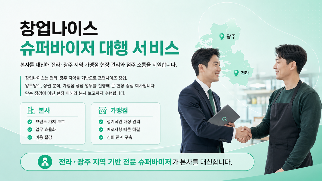 창업나이스 슈퍼바이저 대행 서비스 소개